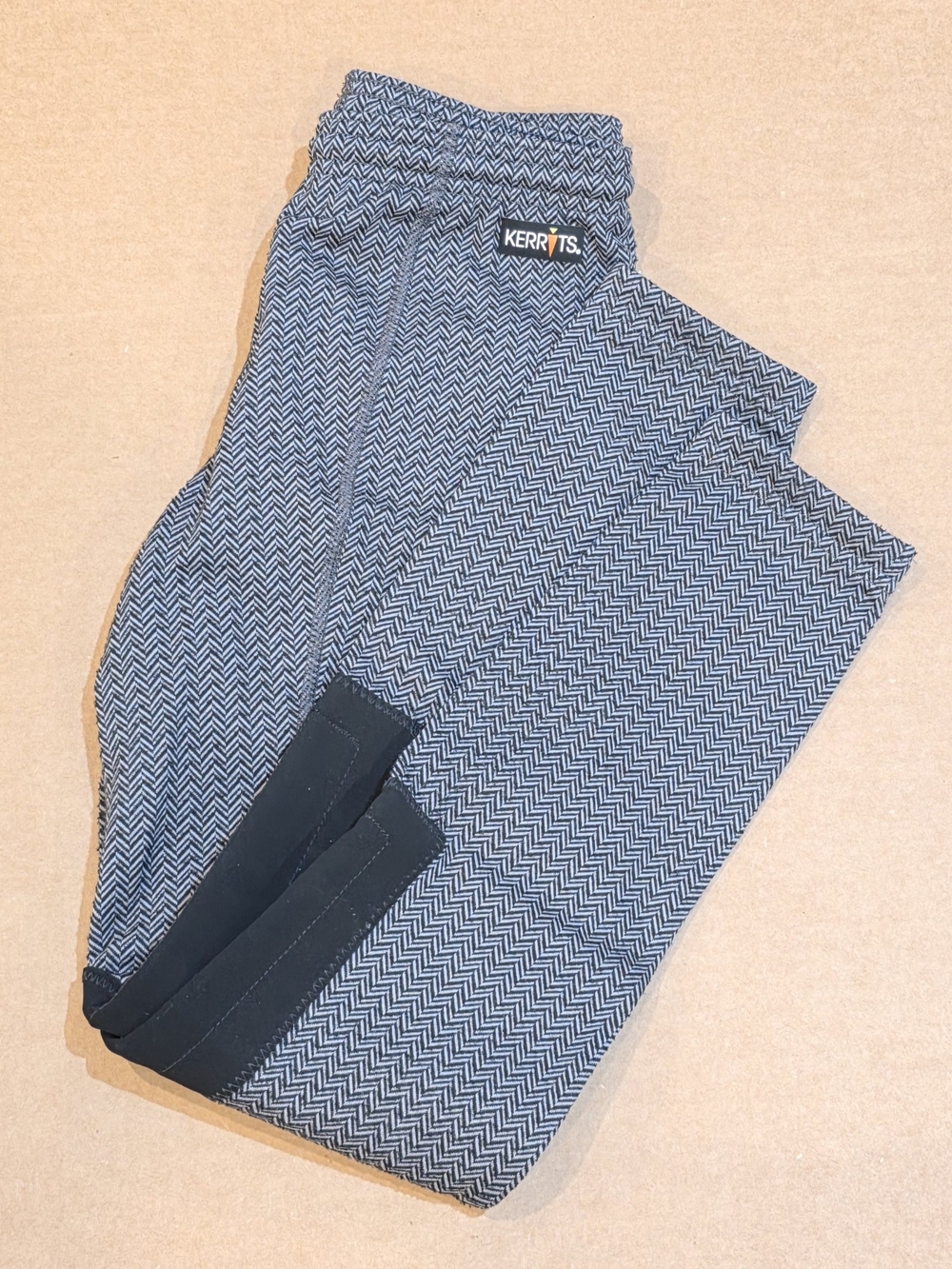Kerrits Kids Gray Herringbone Riding Breeches